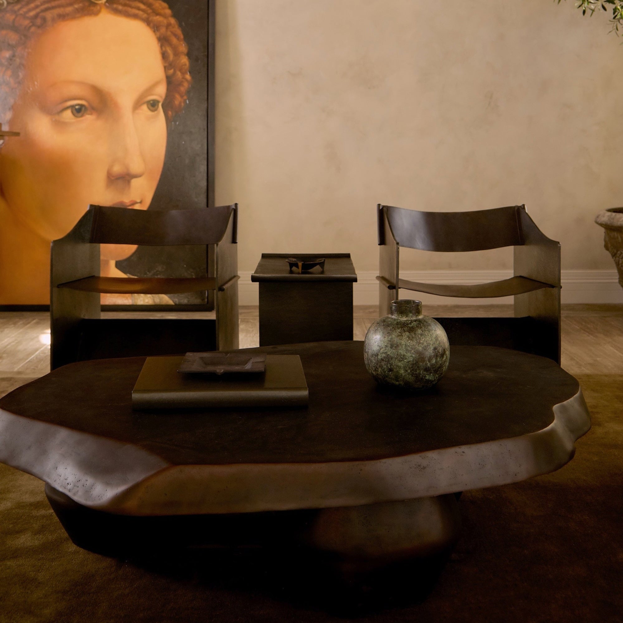 Ingresso Accent Chair - Modern Aluminum Frame with Italian Flair