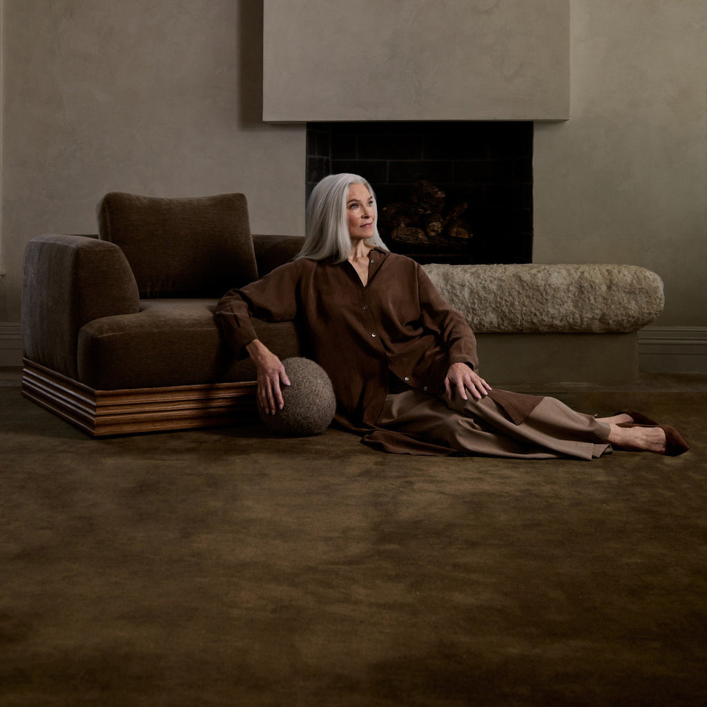 Luxury Handwoven New Zealand Wool Espresso Area Rug