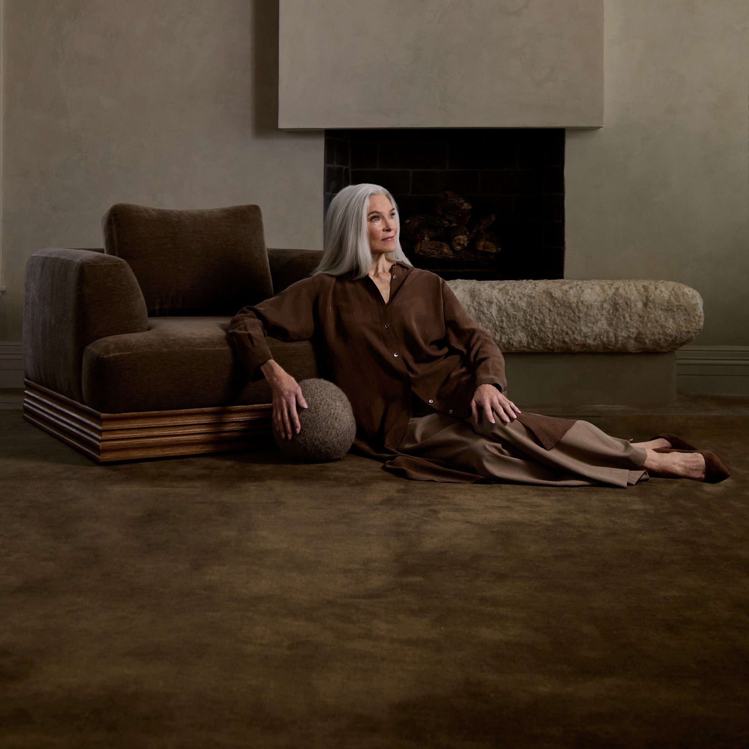 Luxury Handwoven New Zealand Wool Espresso Area Rug