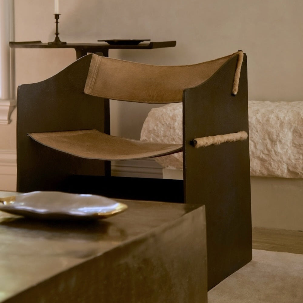 Ingresso Accent Chair - Modern Aluminum Frame with Italian Flair