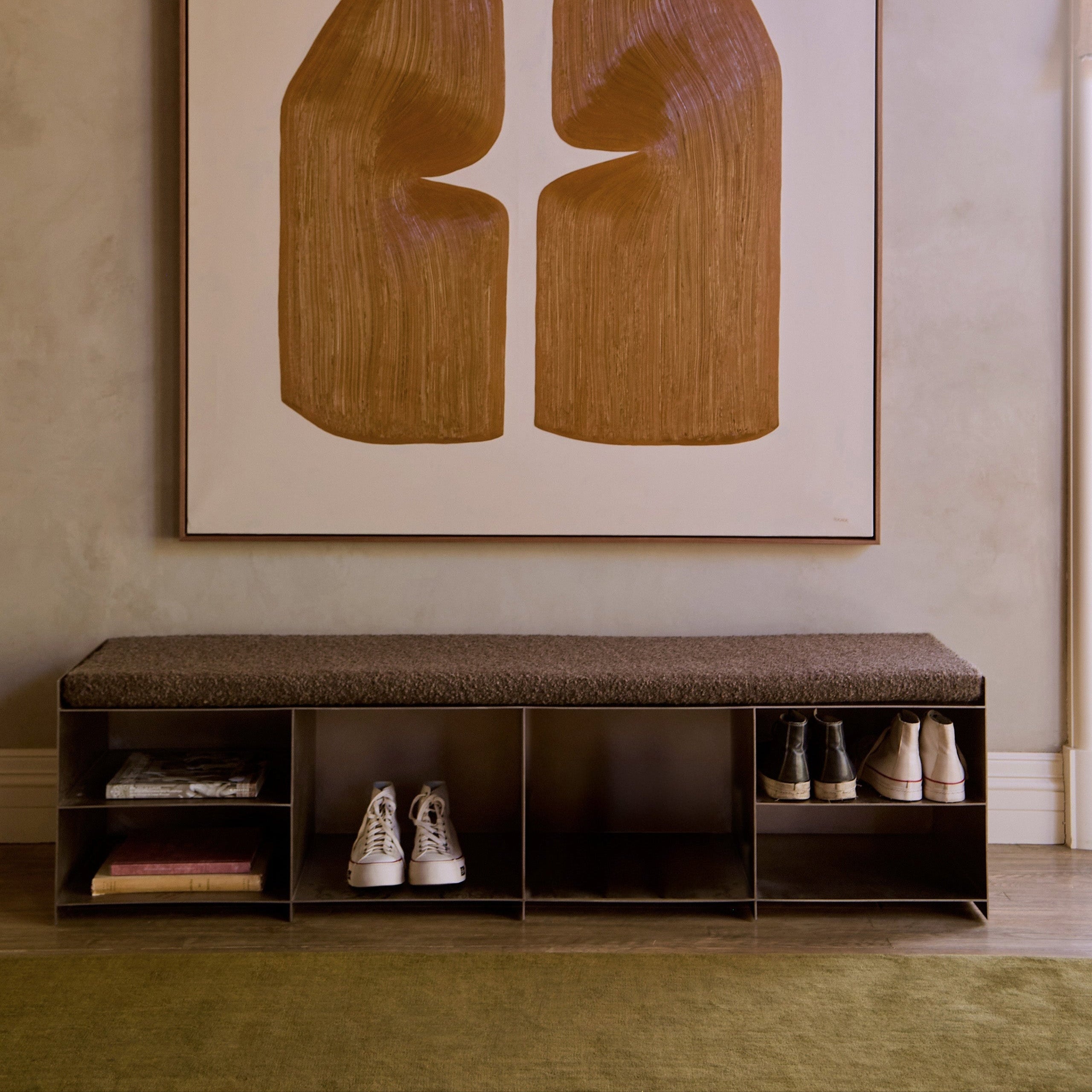 Modern Milan Media Console with Versatile Storage Options