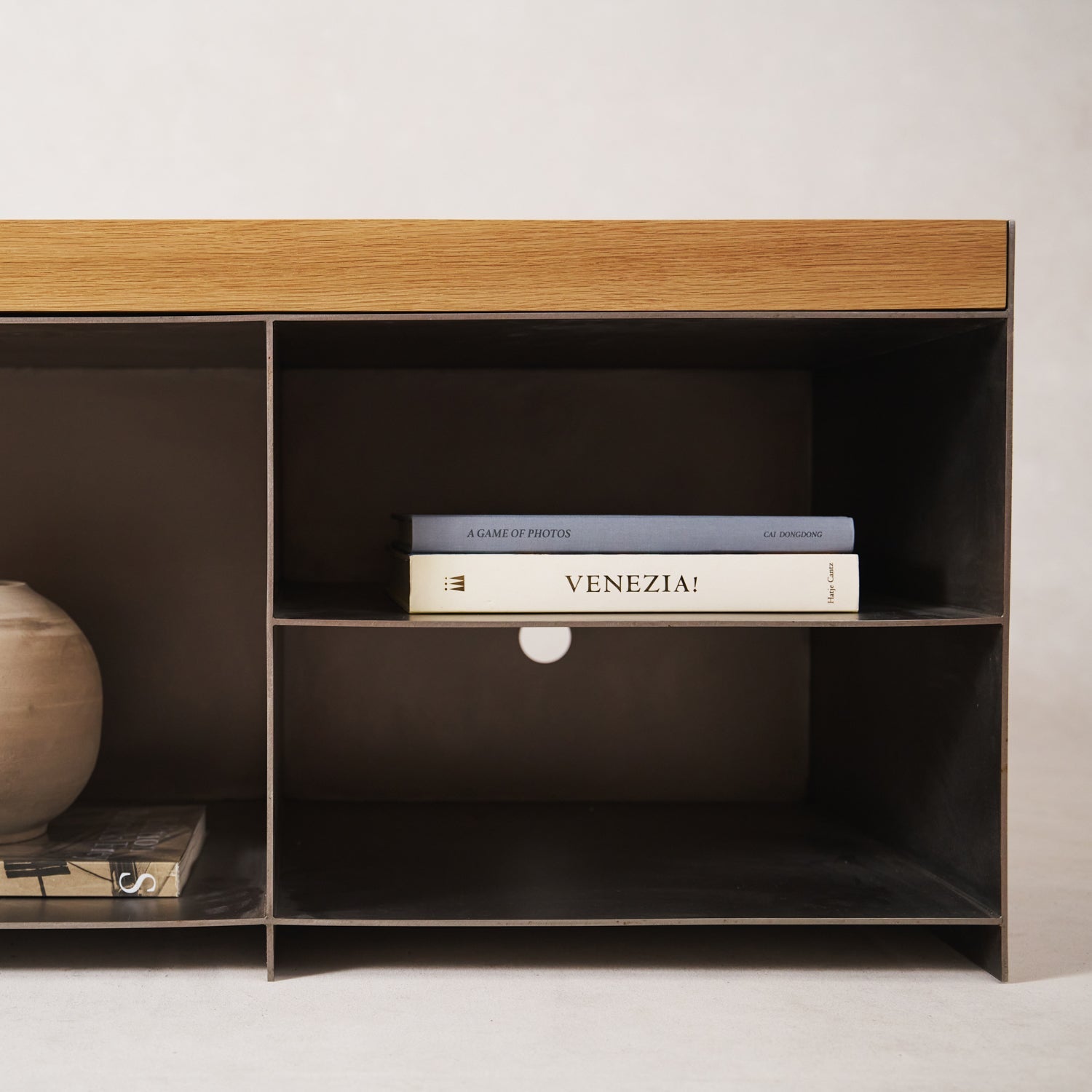 Modern Milan Media Console with Versatile Storage Options