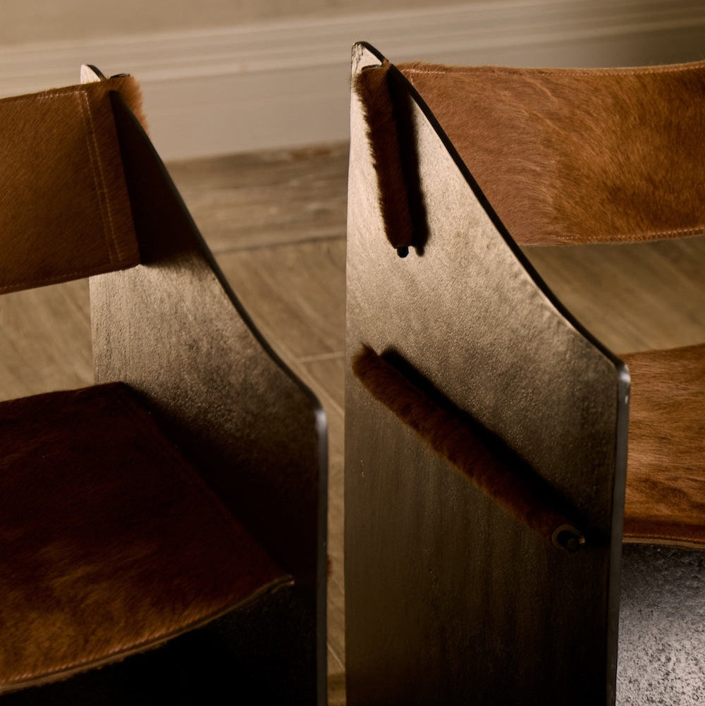 Ingresso Accent Chair - Modern Aluminum Frame with Italian Flair