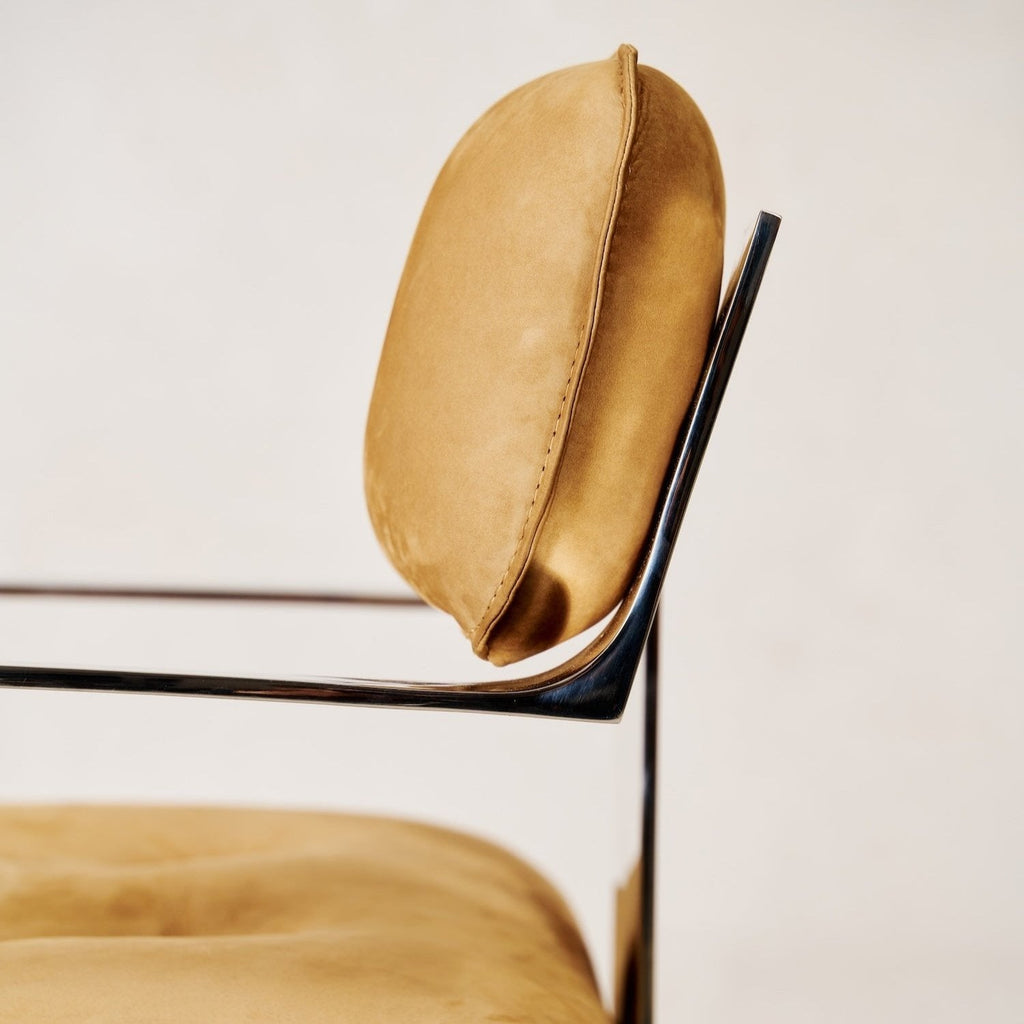 Limited Edition Camel Nubuck Accent Chair by Gordon von Steiner