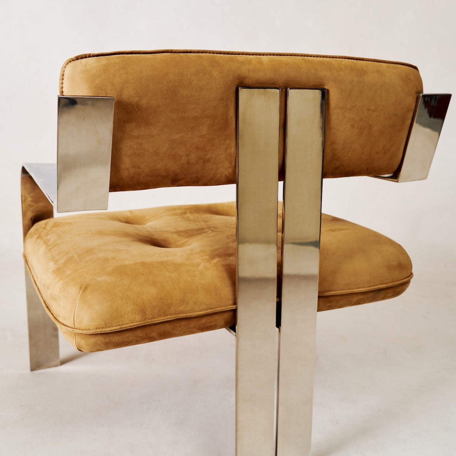 Limited Edition Camel Nubuck Accent Chair by Gordon von Steiner