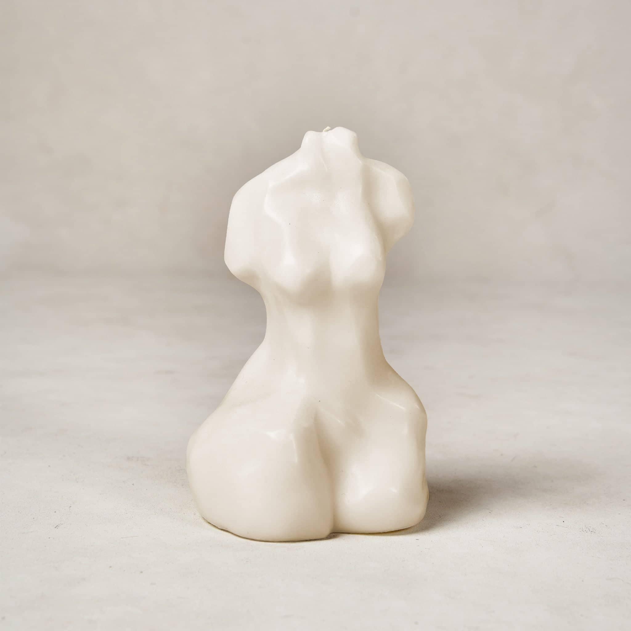 Handcrafted Delphina Feminine Form Sculpture Candle