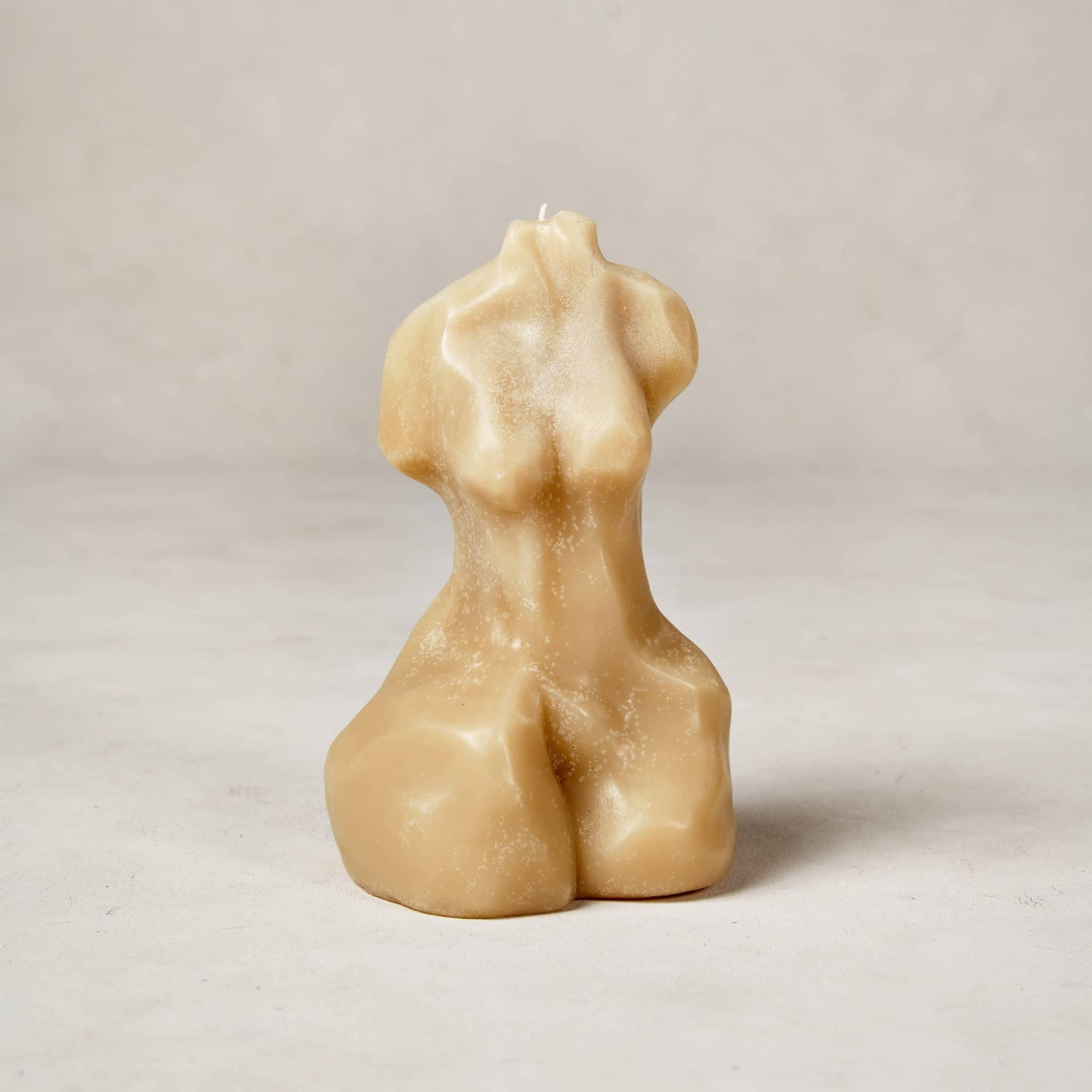 Handcrafted Delphina Feminine Form Sculpture Candle