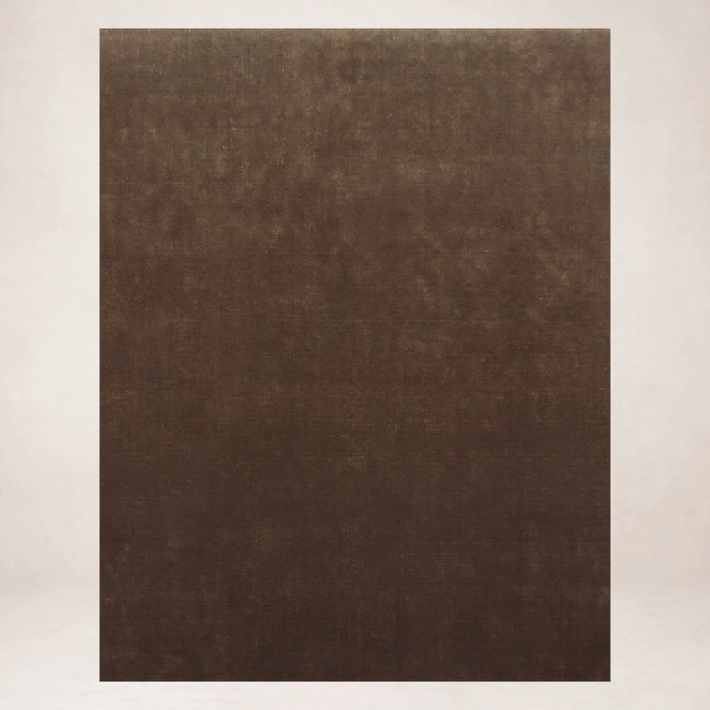Luxury Handwoven New Zealand Wool Espresso Area Rug