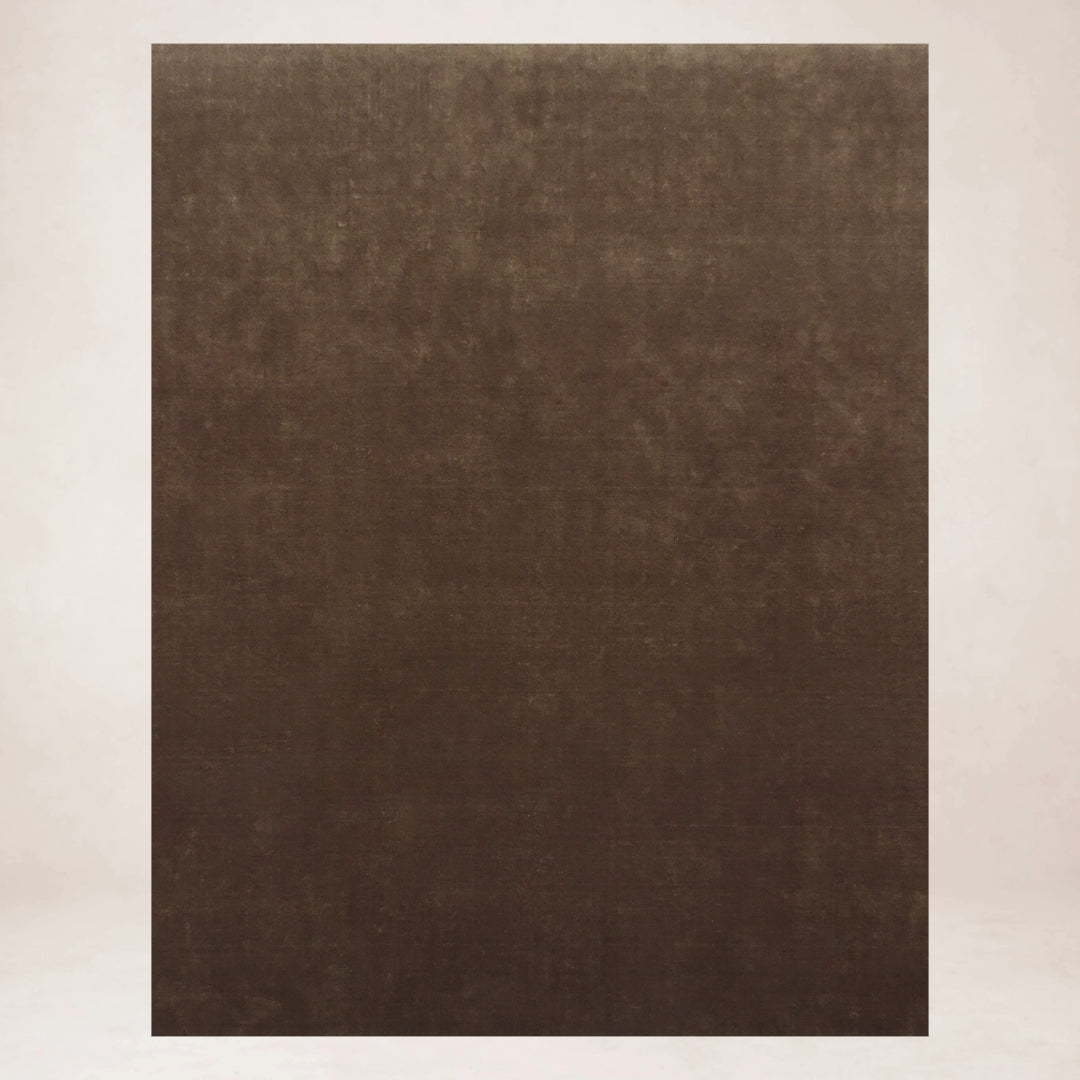 Luxury Handwoven New Zealand Wool Espresso Area Rug