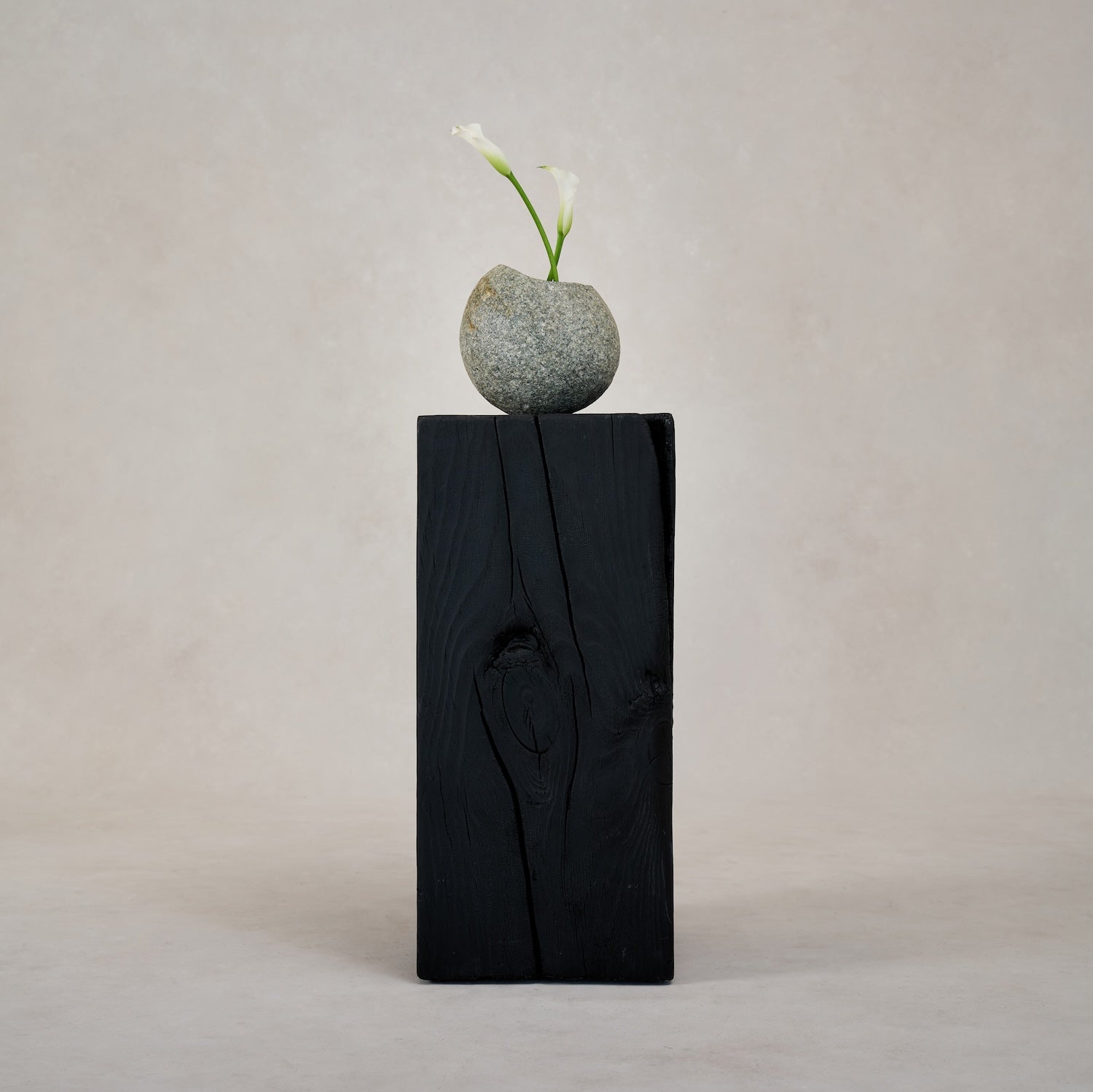 Handcrafted Natural River Stone Vase from Danao City