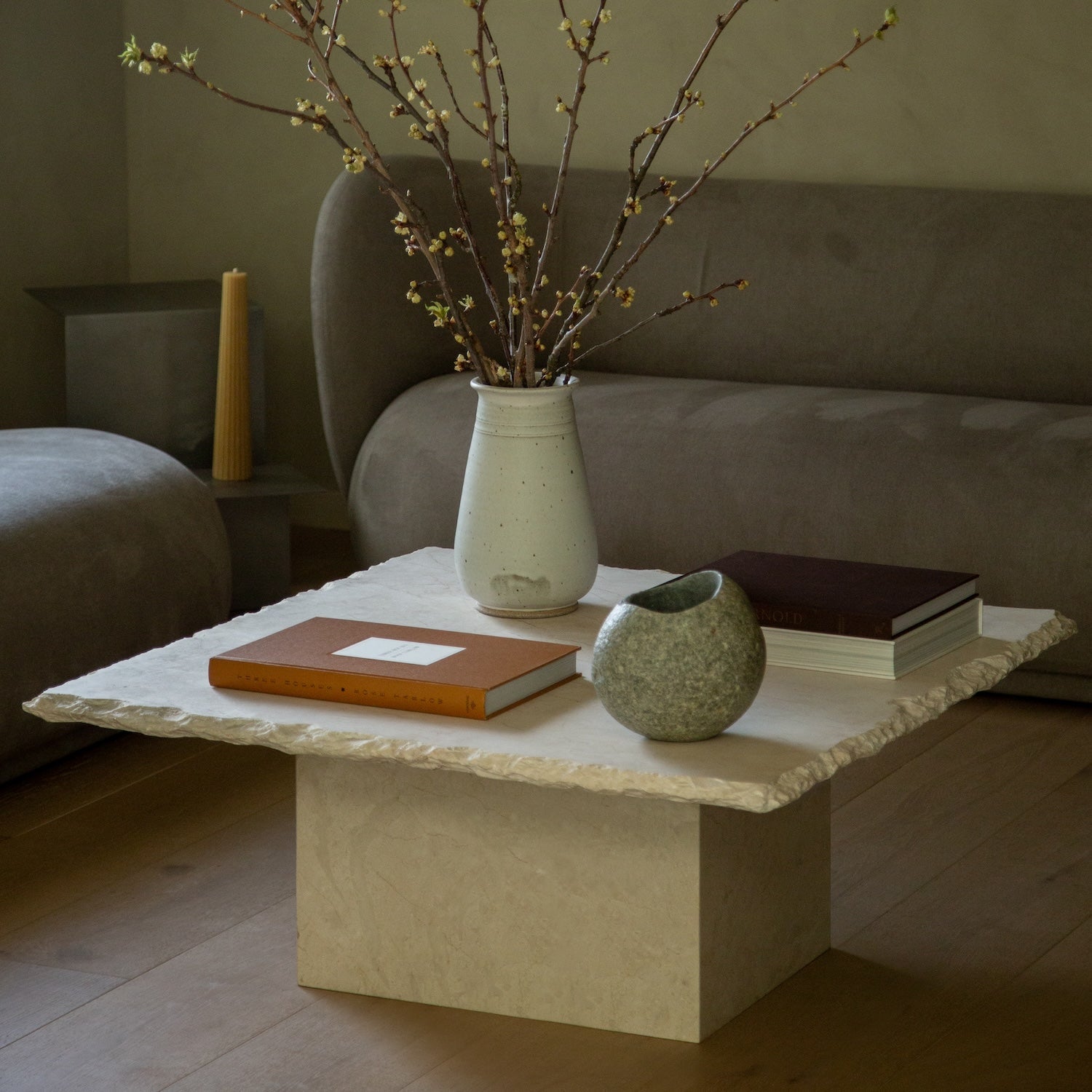 Handcrafted Natural River Stone Vase from Danao City