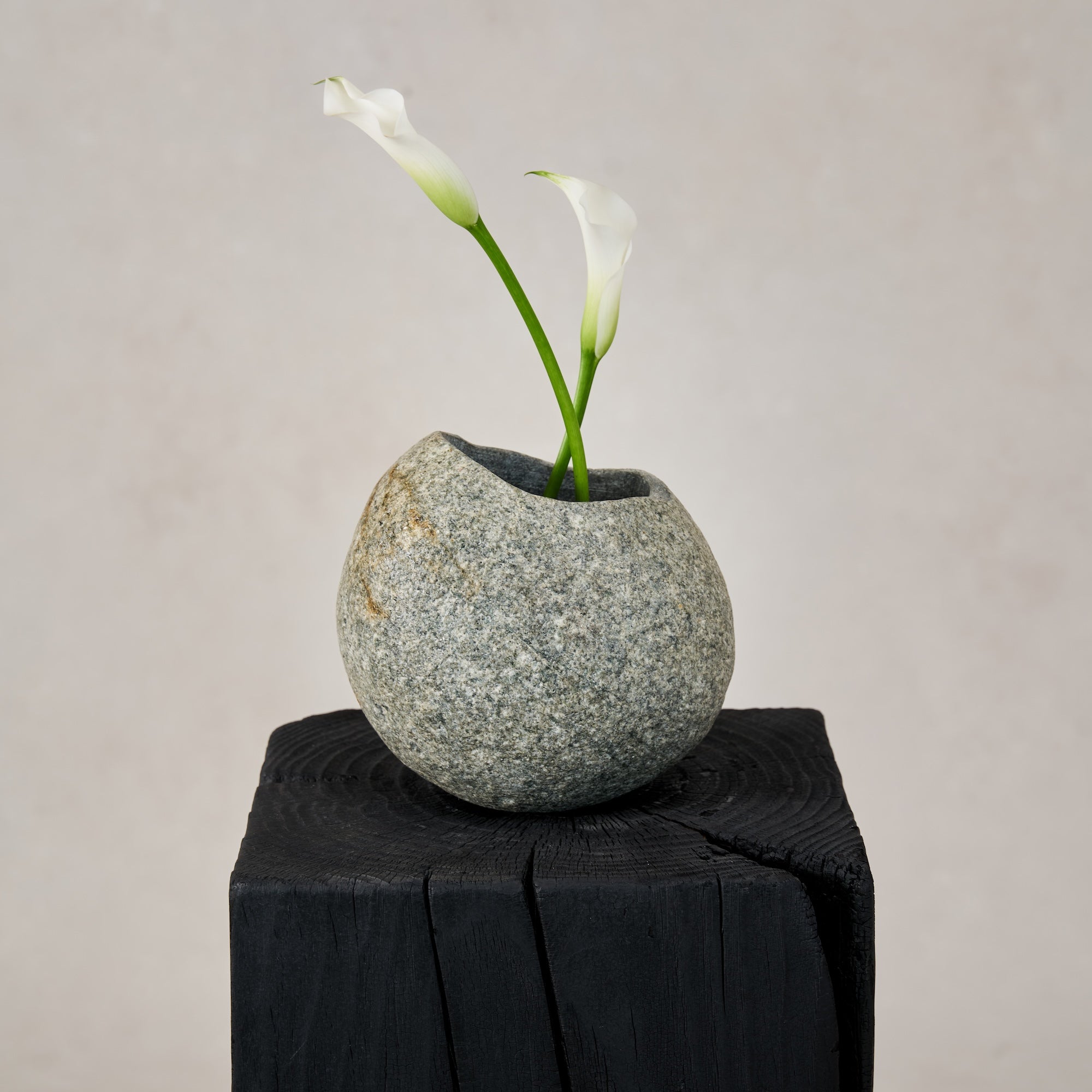 Handcrafted Natural River Stone Vase from Danao City