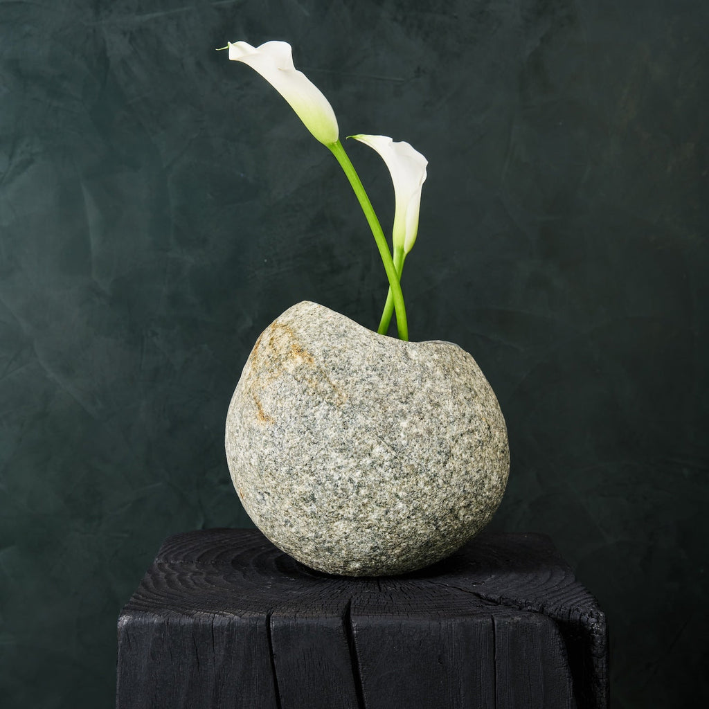 Handcrafted Natural River Stone Vase from Danao City