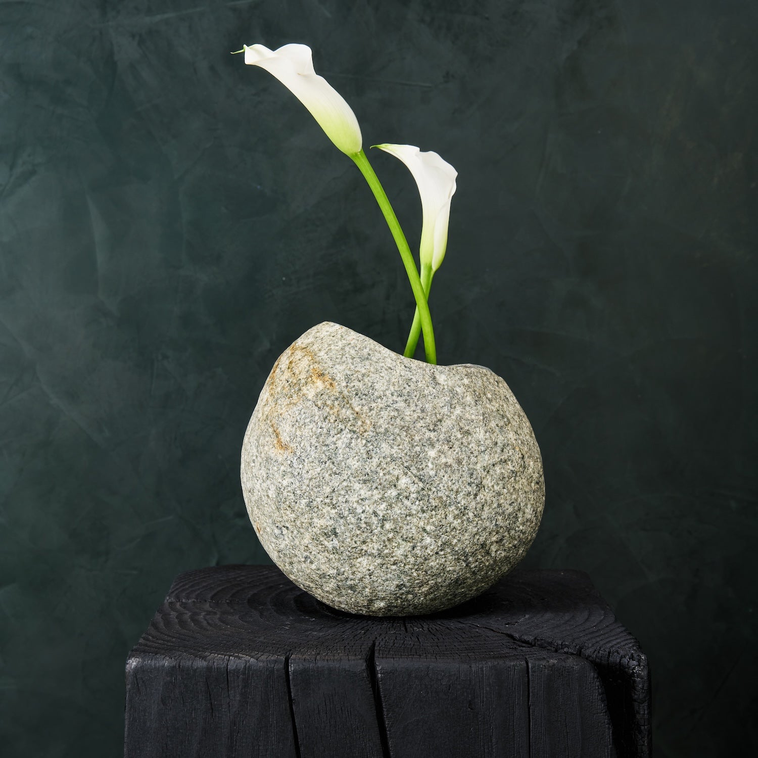 Handcrafted Natural River Stone Vase from Danao City
